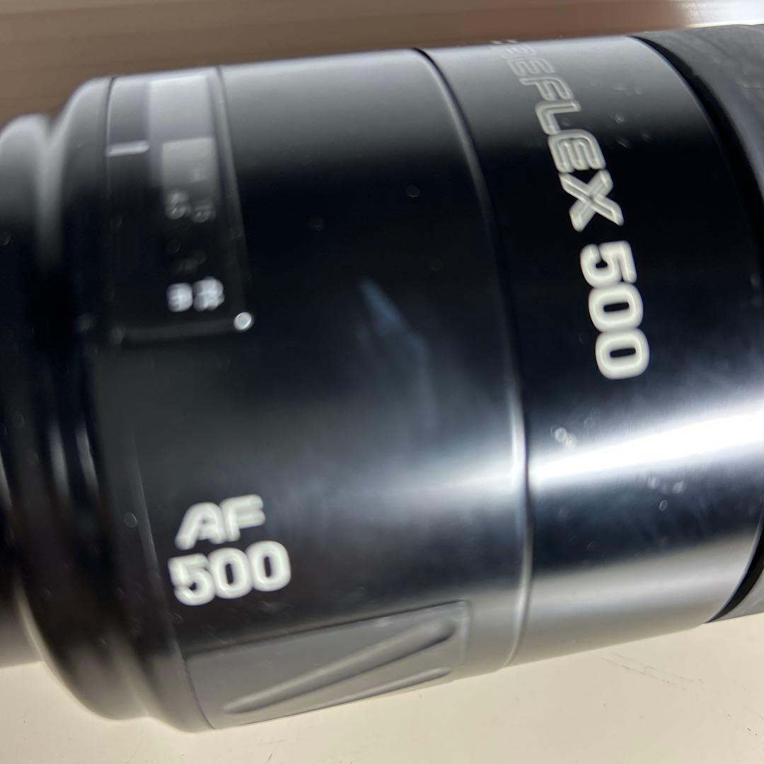 MINOLTA AF REFLEX 500/8レンズ+割れAF28-135無料