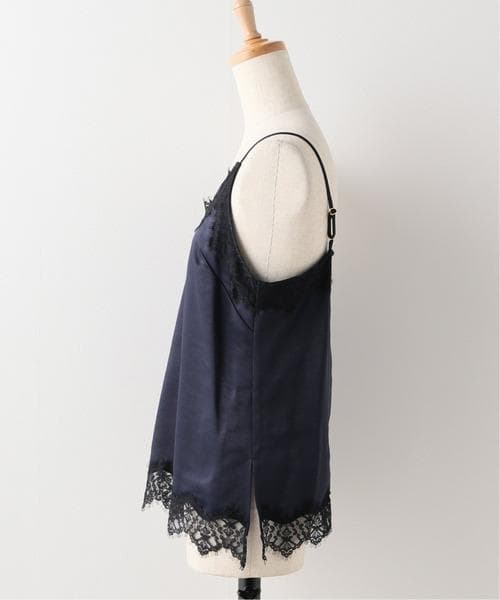 【未使用】NOBLE リバーレースサテンキャミソール