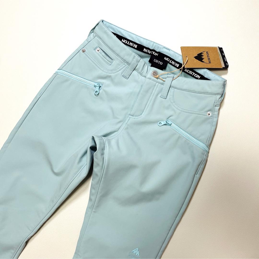 6713【タグ付】バートン　パンツ　レディース　裏起毛　ブーツカット　スリム