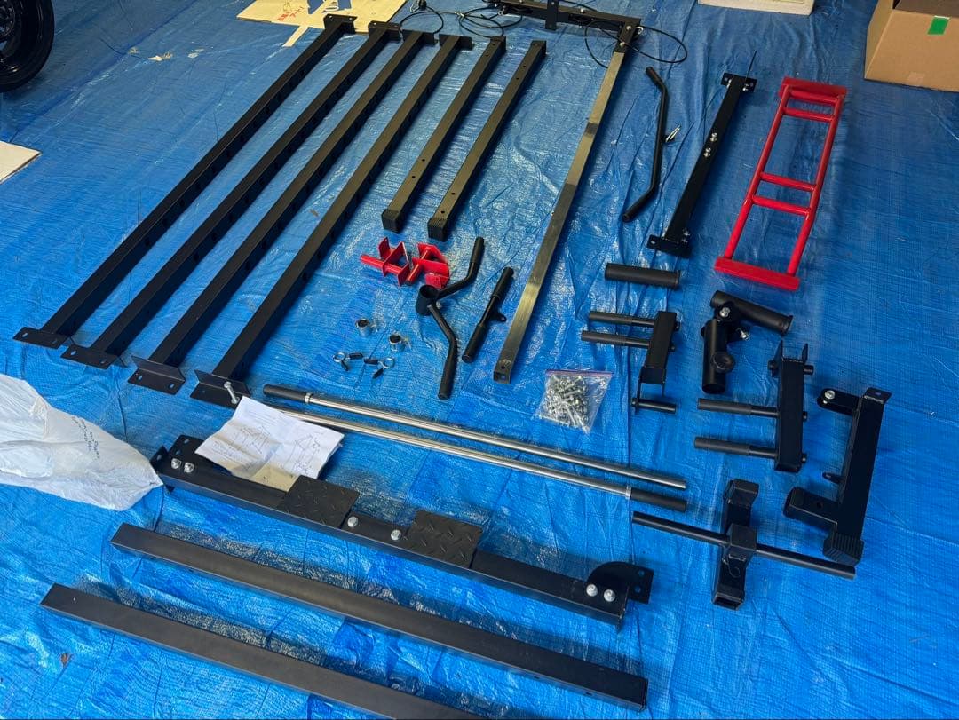 し*ょ様 【都内引き取り限定】TOP FILM パワーラックハーフラック チンニ