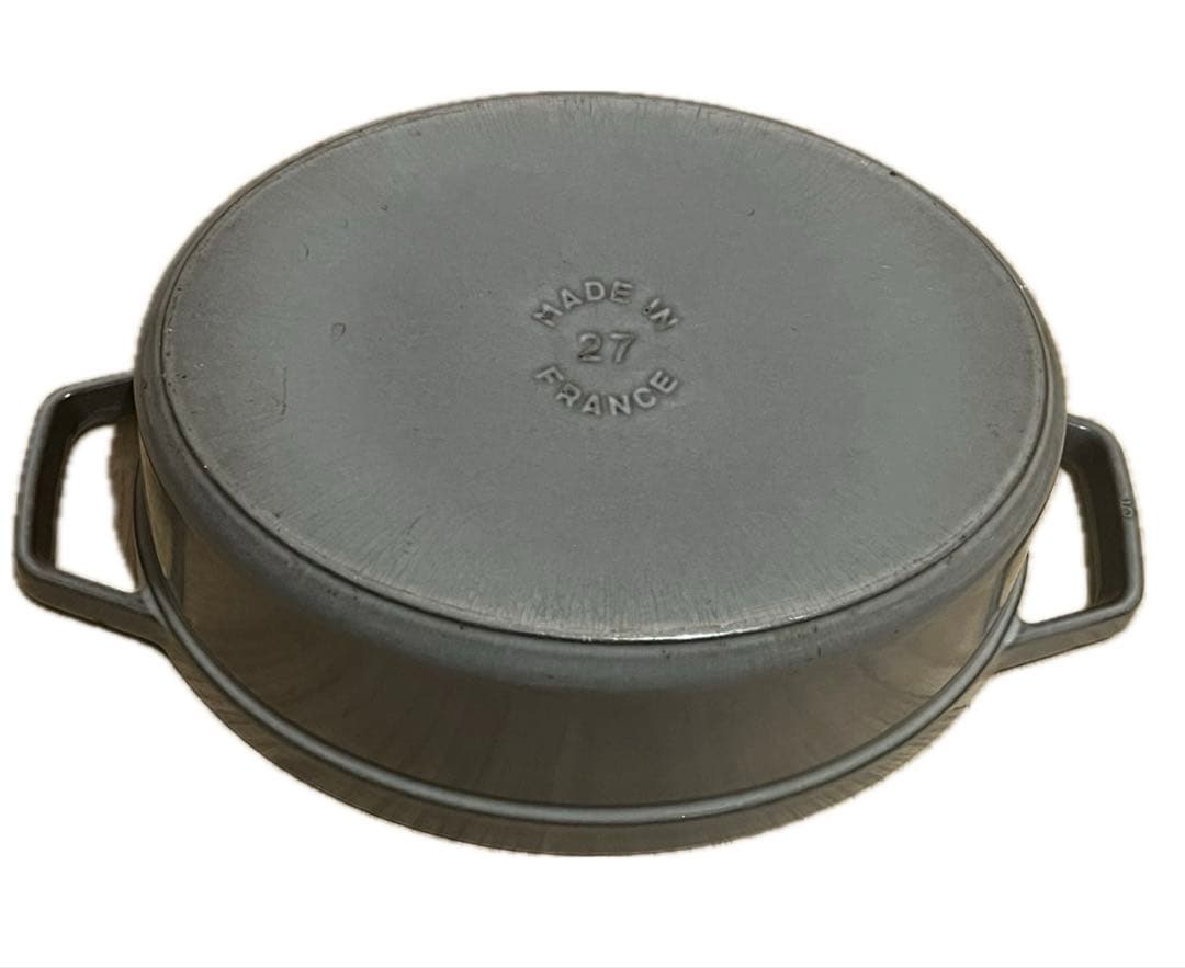 12/7まで値下げ　ストウヴ　STAUB オーバル　27 グレー