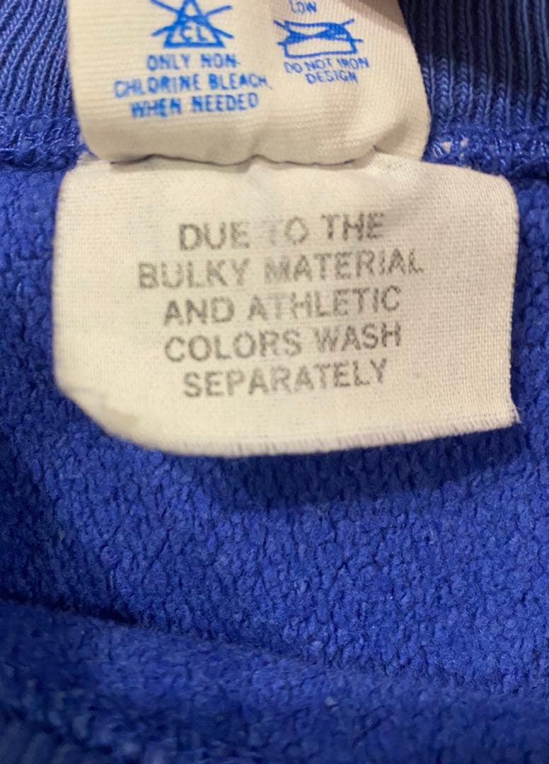 80年代Championチャンピオンリバースウィーブ トリコタグUSA製2枚タグ