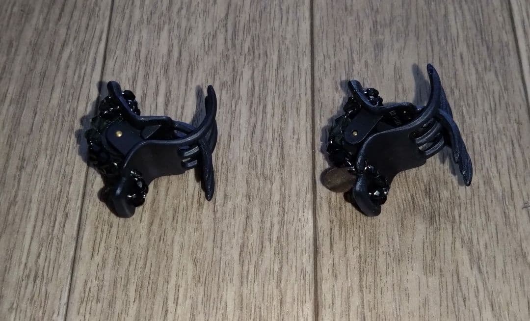 コンプレックスビズ　ヘアクリップ２個組、ヘアコーム 2個組セット ブラック