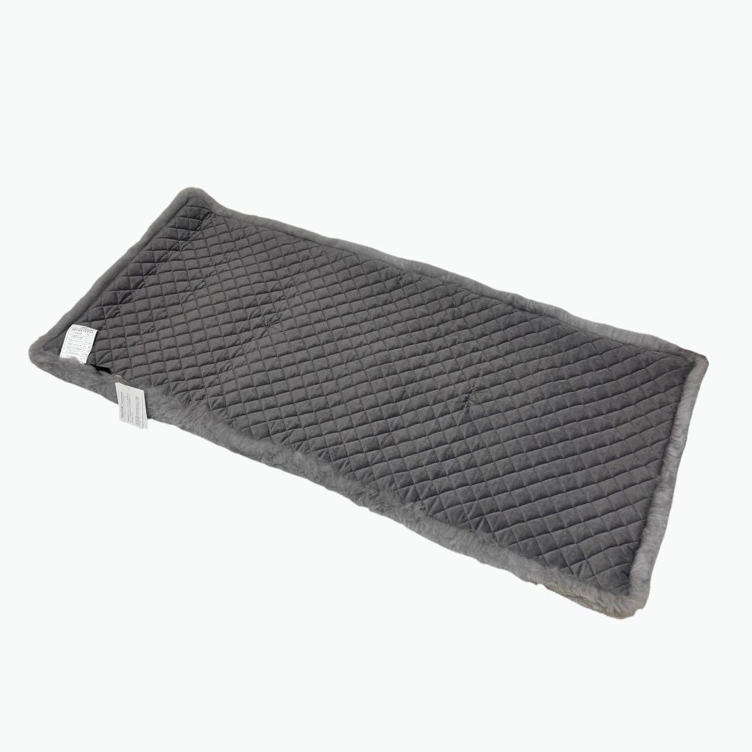 TUK 東洋羽毛 ムートンカーペット シルバーグレー