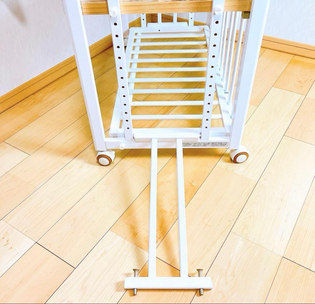 値下げ★そいねーる＋ ムーブ ベビーベッド ホワイト