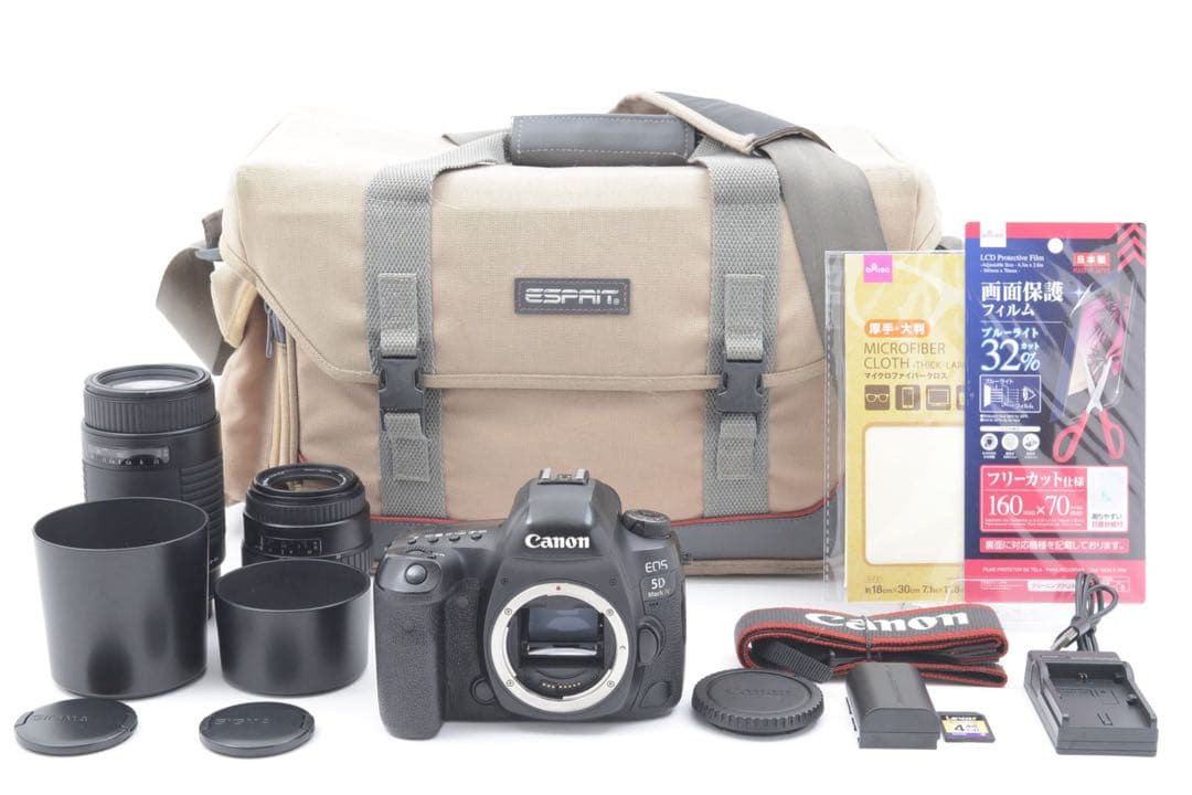 デジタル一眼レフカメラCanon EOS 5D Mark IVダブルレンズセット
