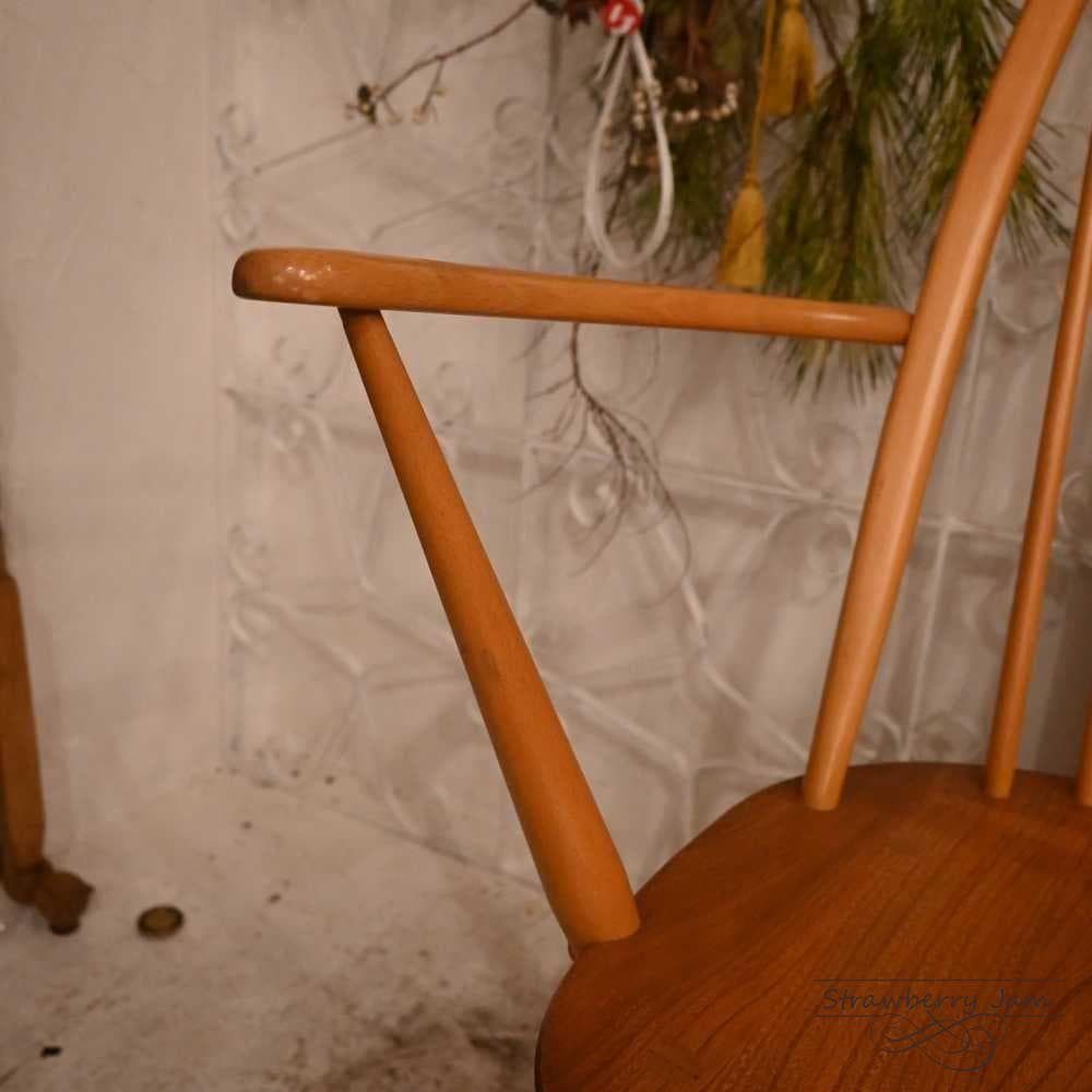 L3710-18-2 英国ヴィンテージ ERCOL アーコールチェア クエーカー
