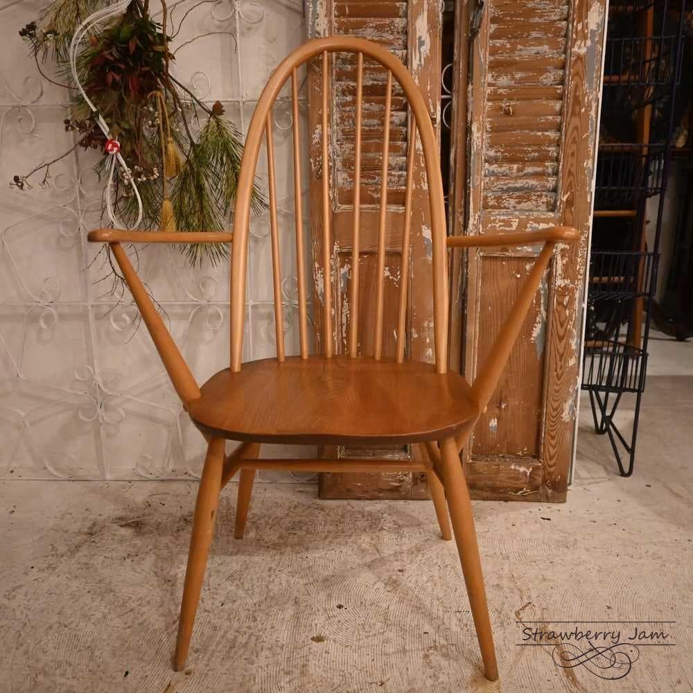 L3710-18-2 英国ヴィンテージ ERCOL アーコールチェア クエーカー