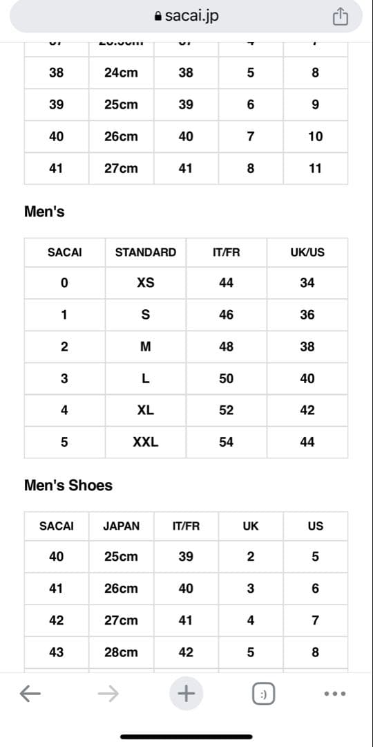 sacai 2023AW スーツナイロンツイルジャケット