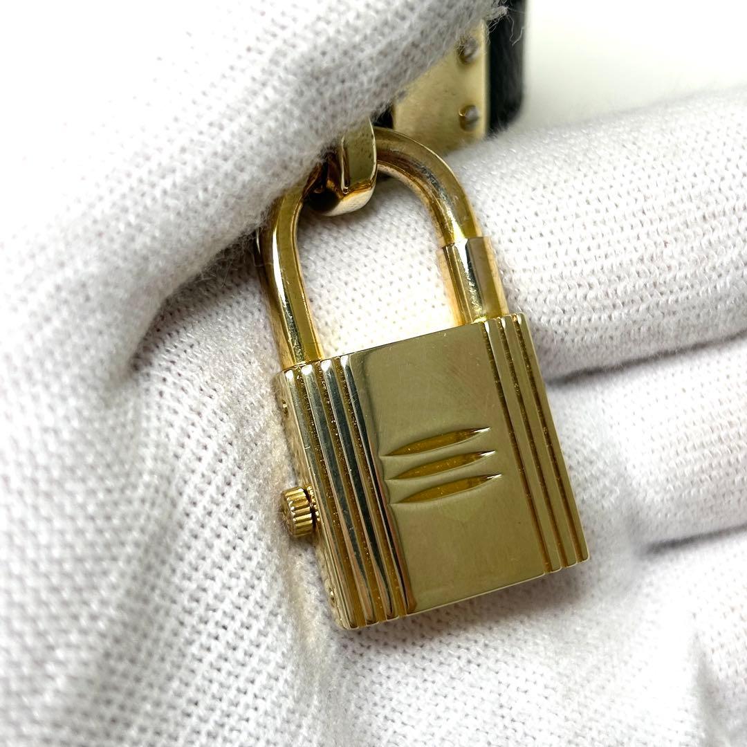 HERMES エルメス ケリーウォッチ ダイヤベゼル レディース腕時計 クオーツ