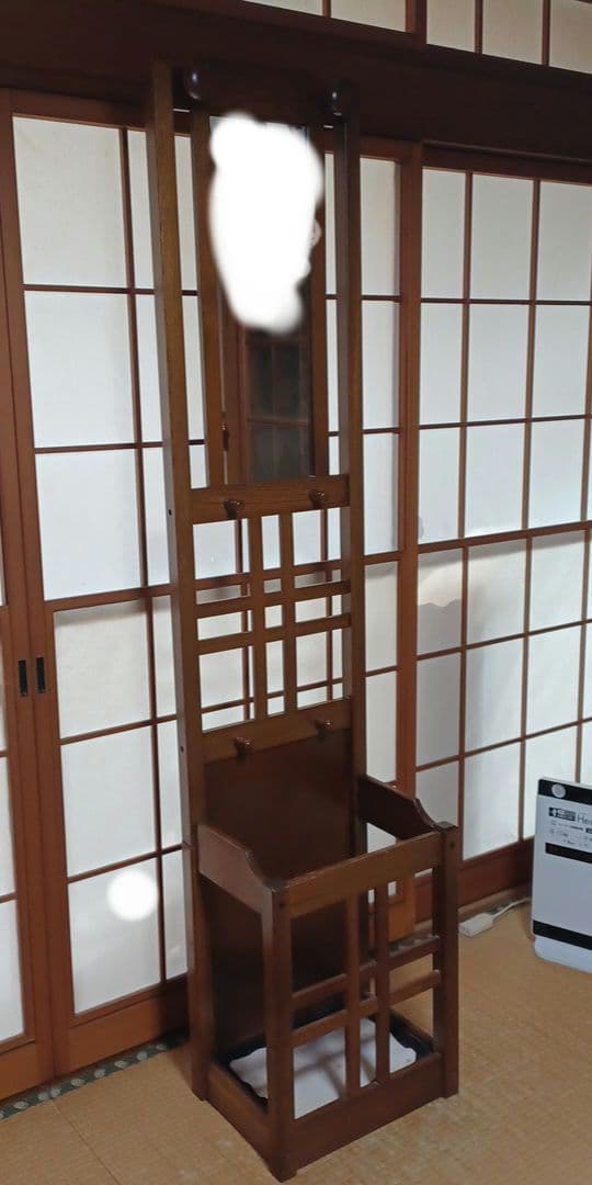ミラー付き傘立て ハンガーラック 帽子掛け 光製作所 hikapi