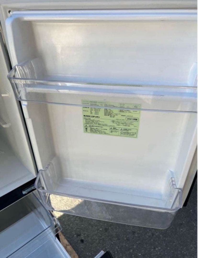 【高年式】2021年式149Leangleレトロ風 冷蔵庫 ANGRE151A1