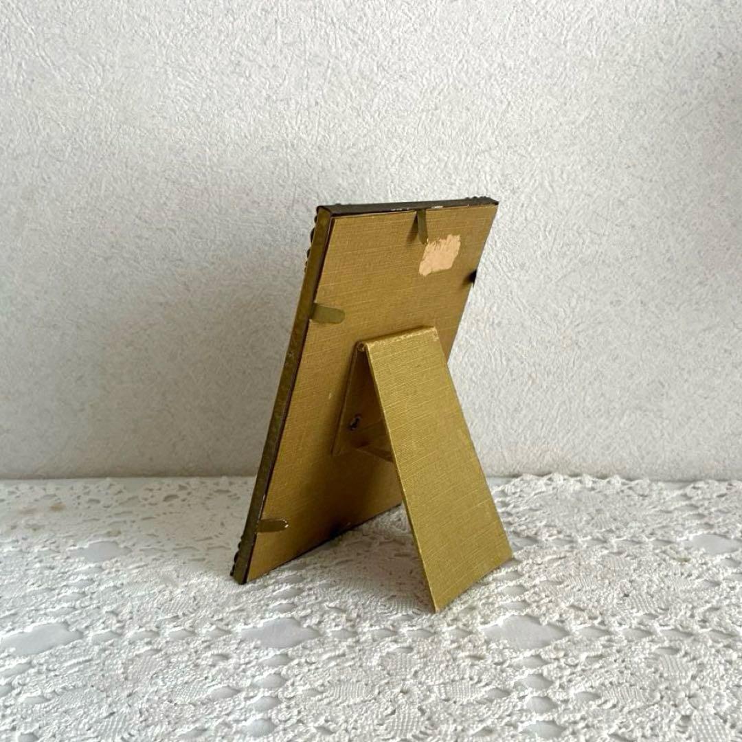 RT98 優美な装飾が美しい北欧ヴィンテージ 真鍮のフォトフレーム 16×11