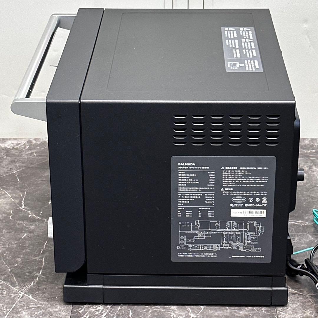 ∞送料込！BALMUDA ジャンク扱い オーブンレンジ K04A-BK 2021