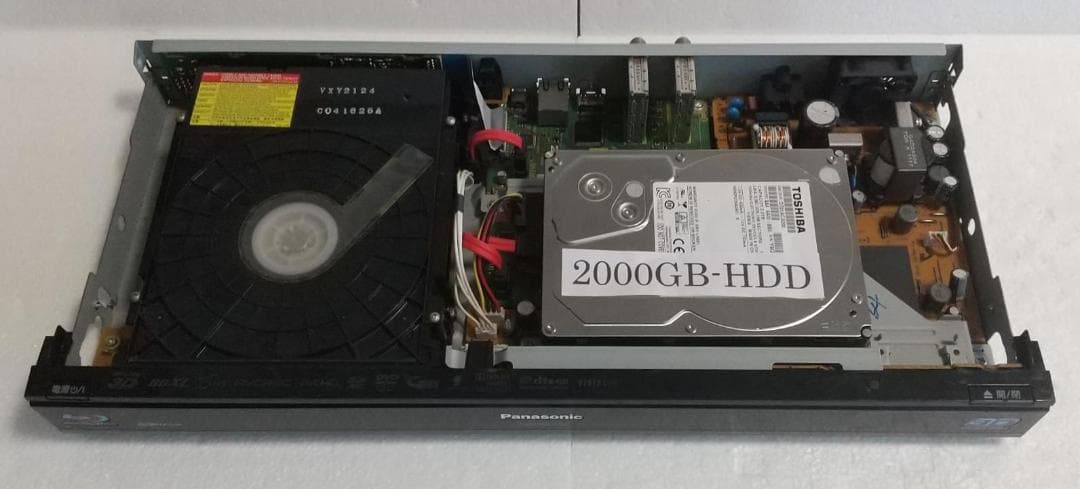 2TB-W録-3D-Panasonic BDレコーダーDMR-BWT500完動品
