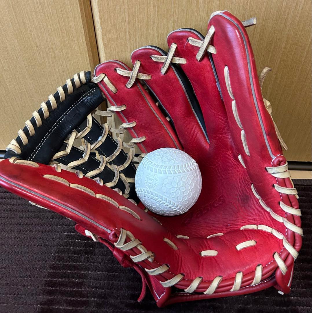 アシックス 一般大人用 軟式野球オールラウンドグローブ ソフトボール