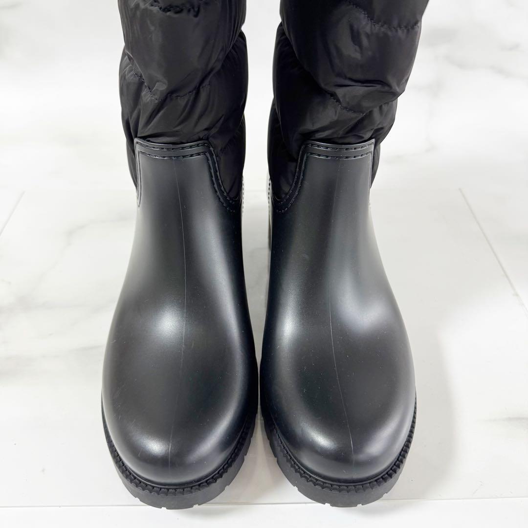 MONCLER モンクレール GINETTE ジネット レインブーツ 黒 39