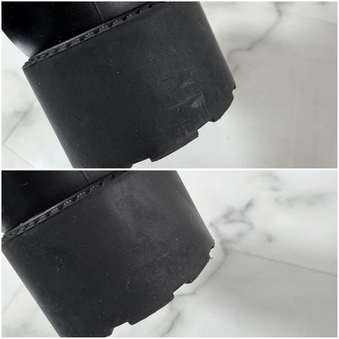 MONCLER モンクレール GINETTE ジネット レインブーツ 黒 39