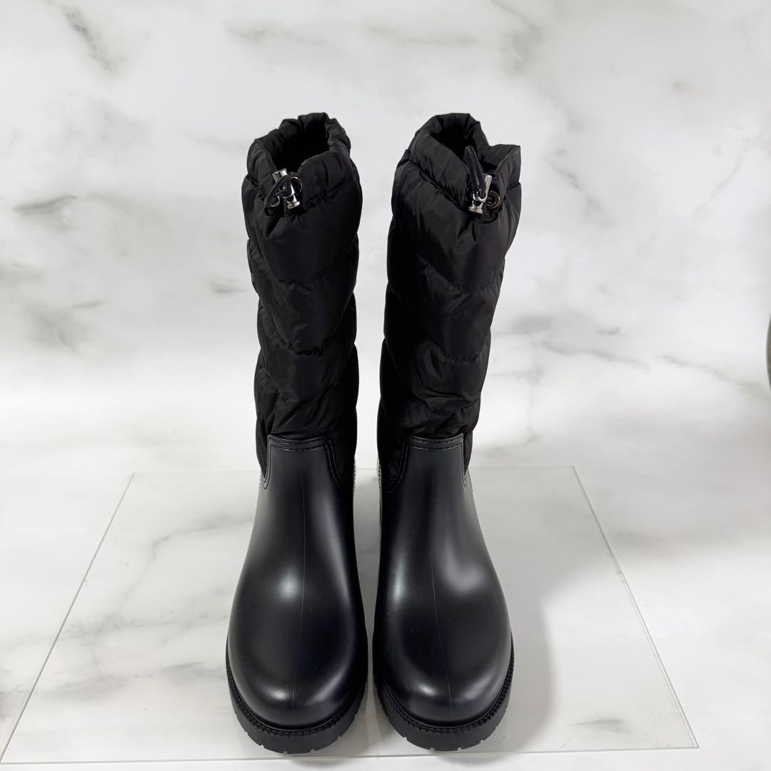 MONCLER モンクレール GINETTE ジネット レインブーツ 黒 39