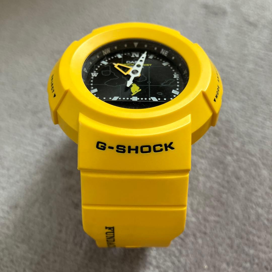 G-SHOCK 限定モデル 美品 アナデジAW-500D-9E2T イエロー