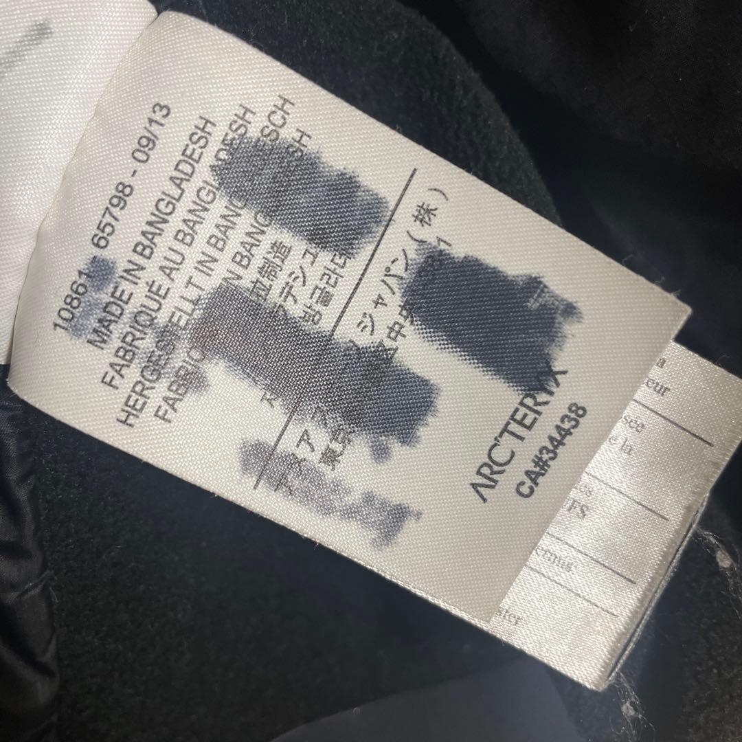 アークテリクス　旧型　中綿　ベスト　黒　L