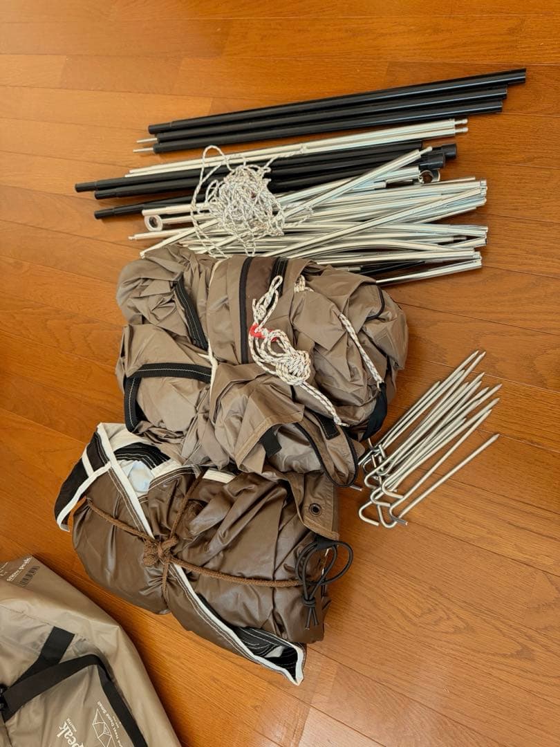  peak ランドネストドームSテント&グランドシート付き