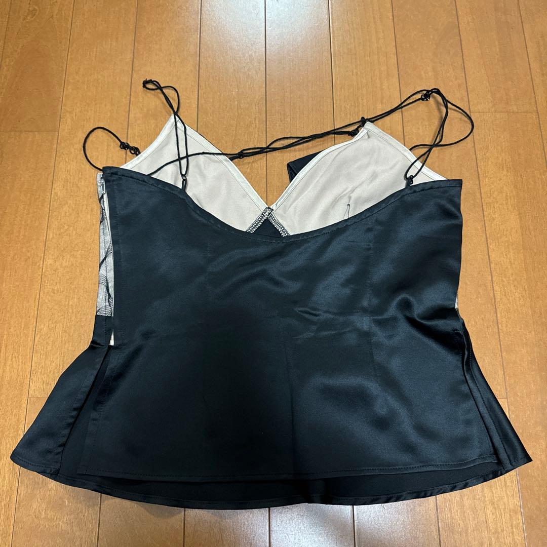 トップス THEREDTHREAD S cross camisole curve