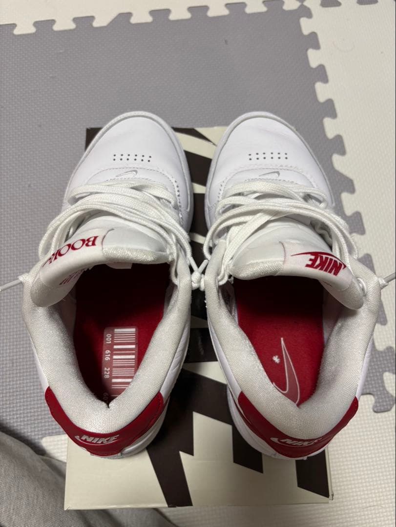 Nike BOOK1 バスケットボールシューズ ホワイト/レッド　サイズ27