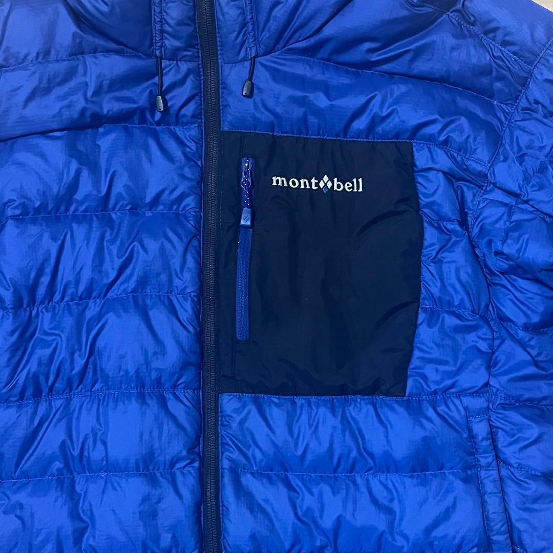 mont-bell コロラドパーカー フード付きダウンジャケット 青