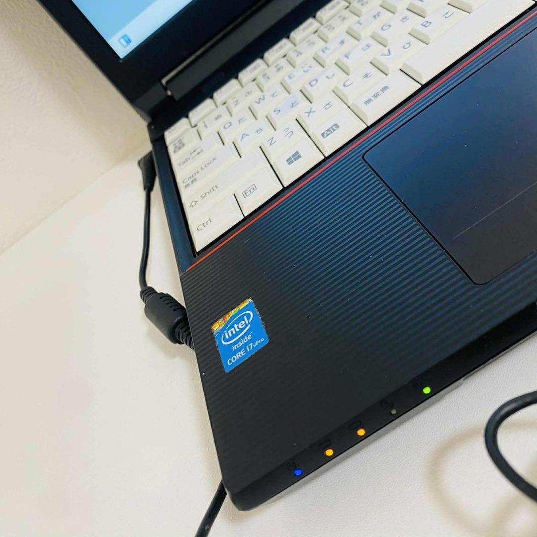 Y68 富士通ノートパソコン i7メモリ8G高速 Windows11オフィス付き