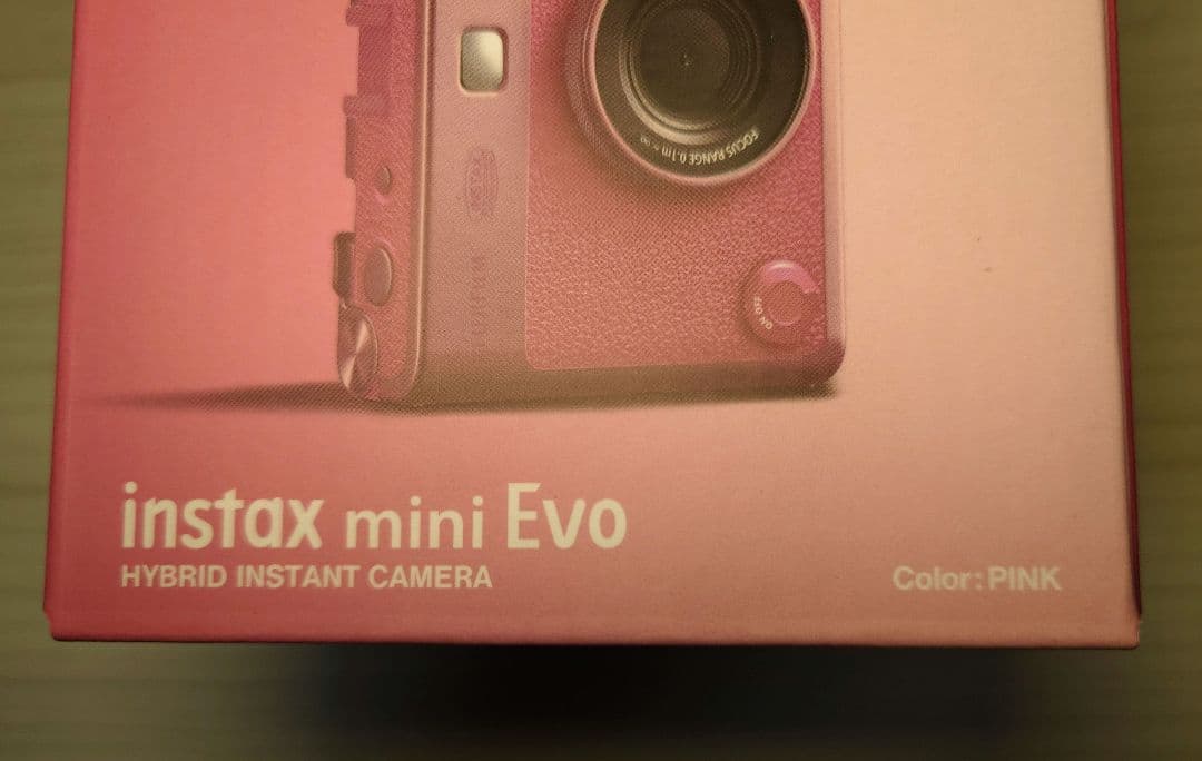 チェキ instax mini Evo ピンク 竹田麗央Edition