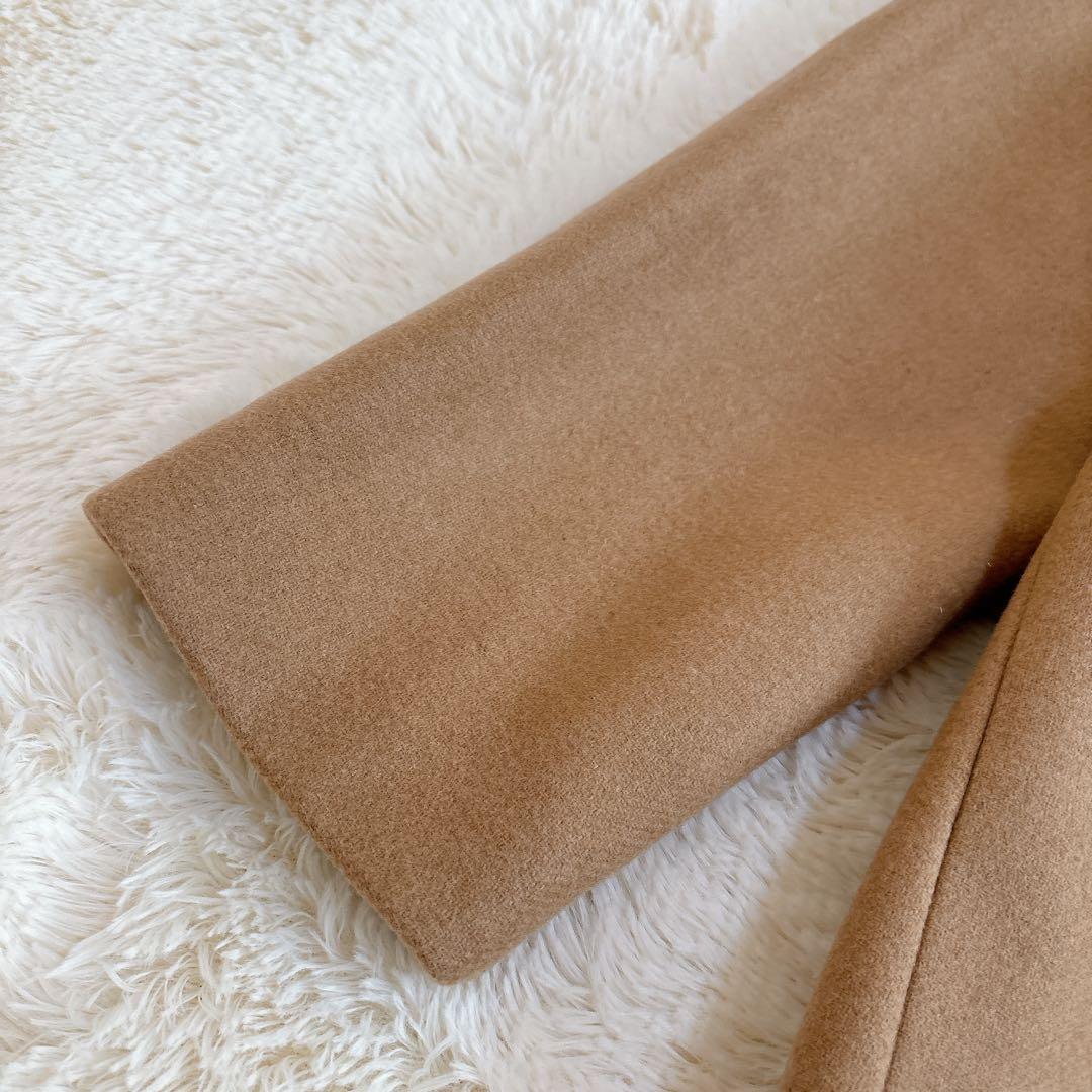 2024年モデル☆セオリー ウールメルトン ケープ コート キャメル