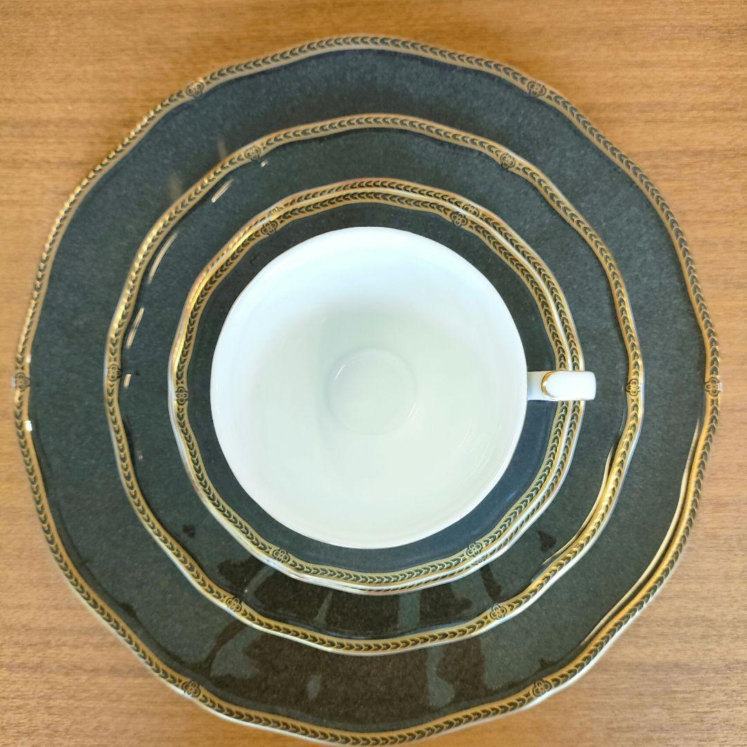 ウェッジウッド エボニー 高級ライン★廃盤 希少品 極美品 カップ＆ソーサー
