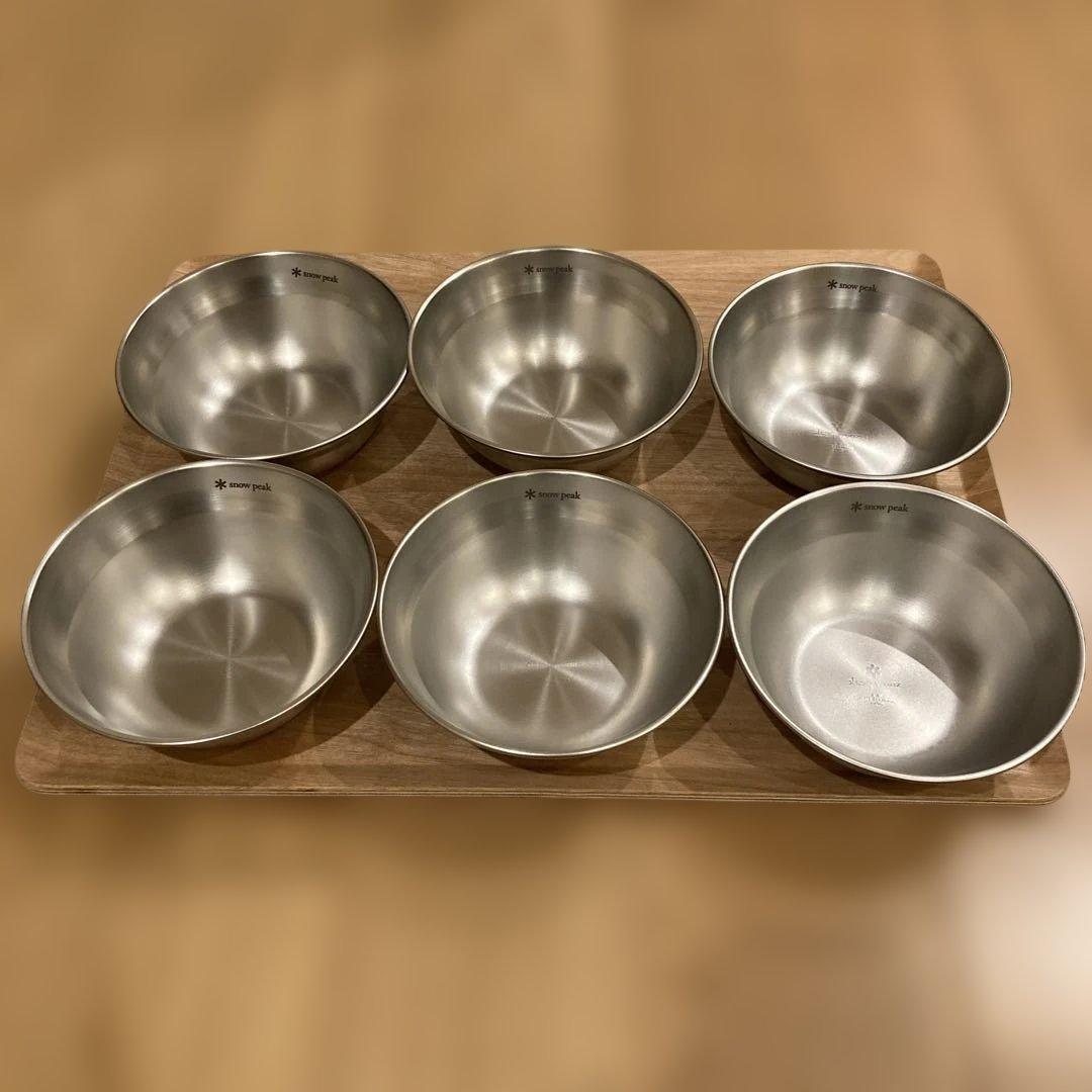 新品スノーピーク テーブルウェア ボールM/プレートM/チタンシングルマグ600
