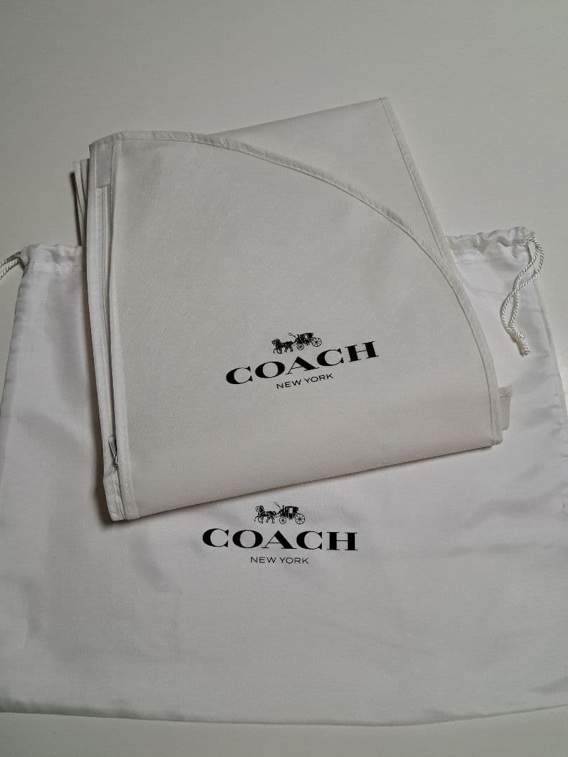美品 COACHショートコート
