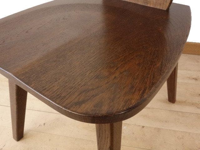 勇峰工芸　チロル　イス②　チェアー　ナラ材家具　 旭川家具　再塗装済　ＵＳＥＤ