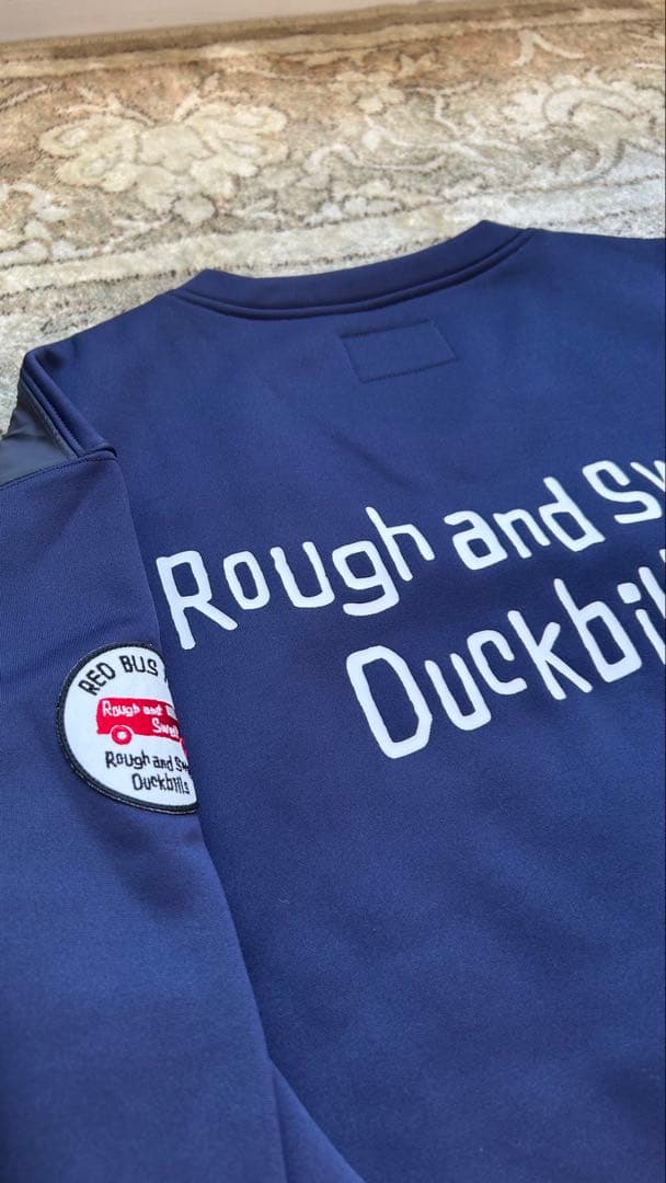 新品 rough＆swell ROCHESTER V SWEAT ネイビー L