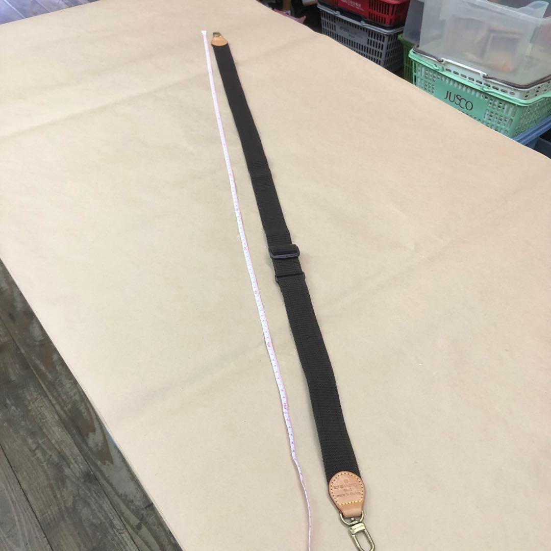 ルイヴィトン ショルダーストラップ ヌメ革×キャンバス LOUISVUITTON