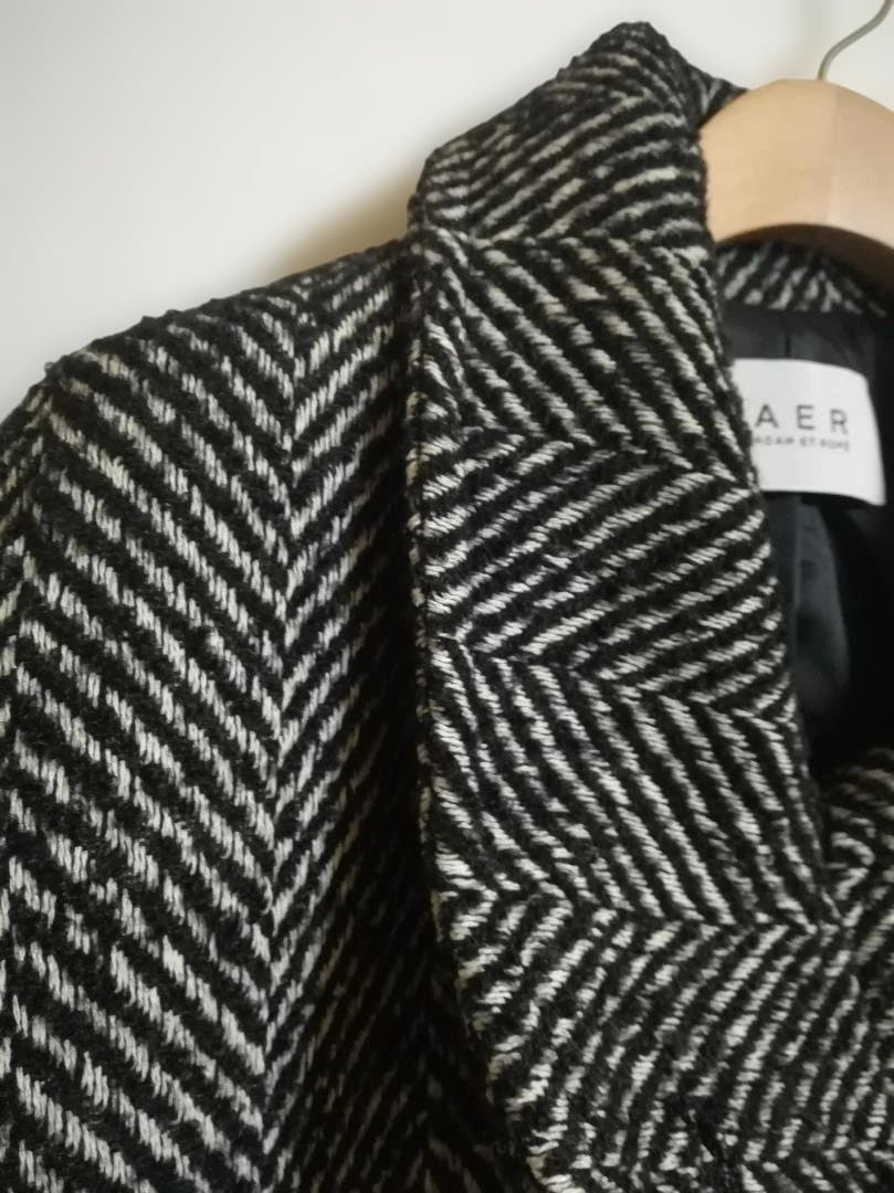 新品 ADAM ET ROPE' 25AW スタンドカラーウールミドルコート