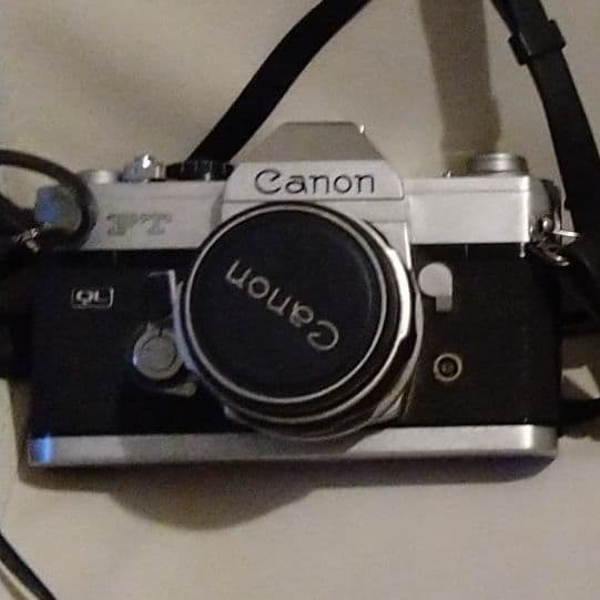 古いフィルムカメラ キャノン CanonFT fl 50mm レンズ付