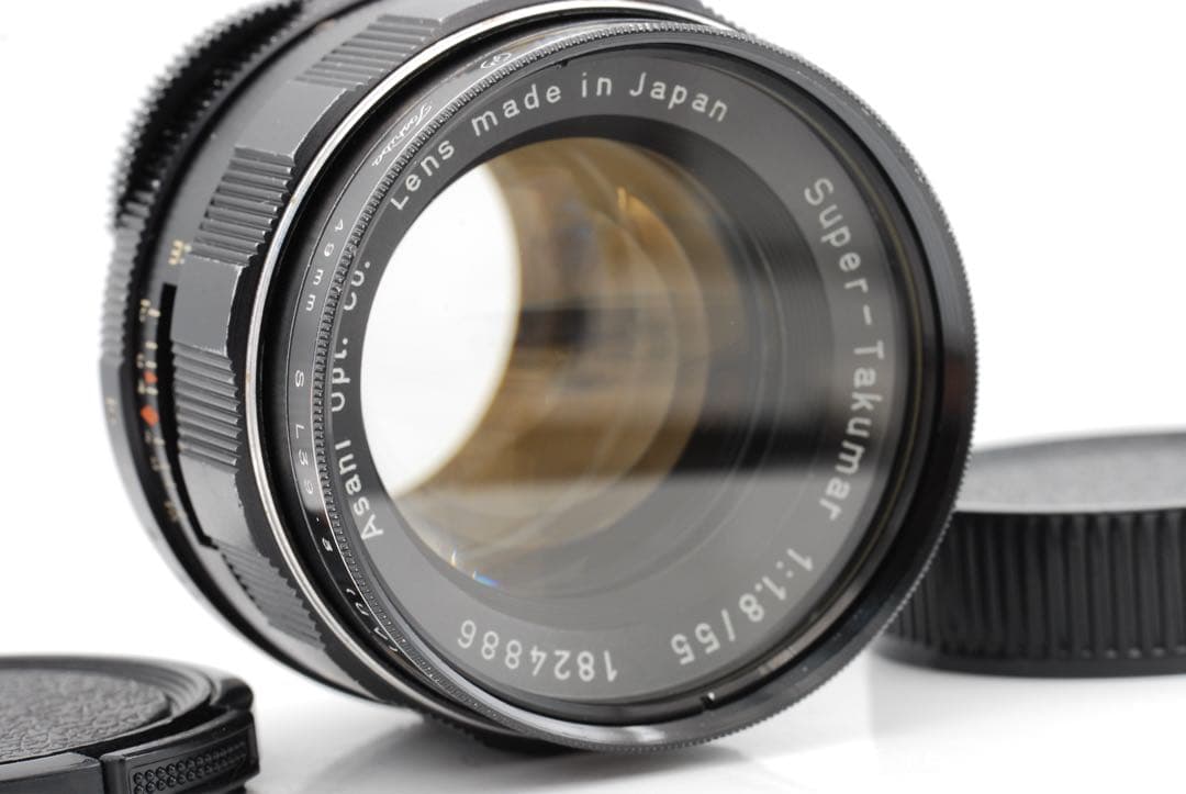 【清掃済・前期型】Super-Takumar 55/1.8 黄変無フィルター付
