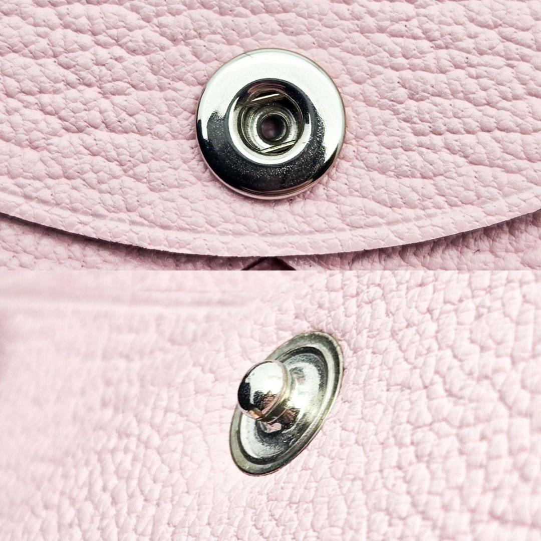 こねこママ カルヴィ ヴェルソ シェーブル 名刺入れ ピンク