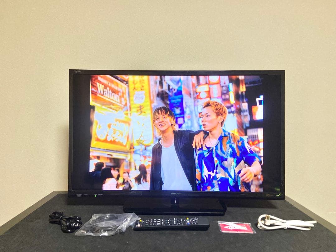 【今だけ優待価格】SHARP AQUOS｜32V型HD・Wチューナー裏録