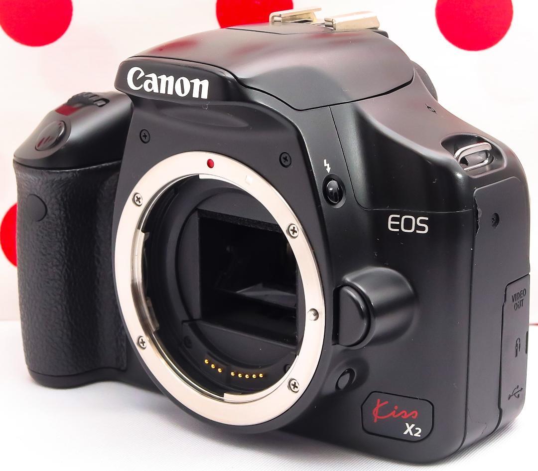キャノン Canon kiss x2❤スマホに転送OK❤入門用一眼レフ❤