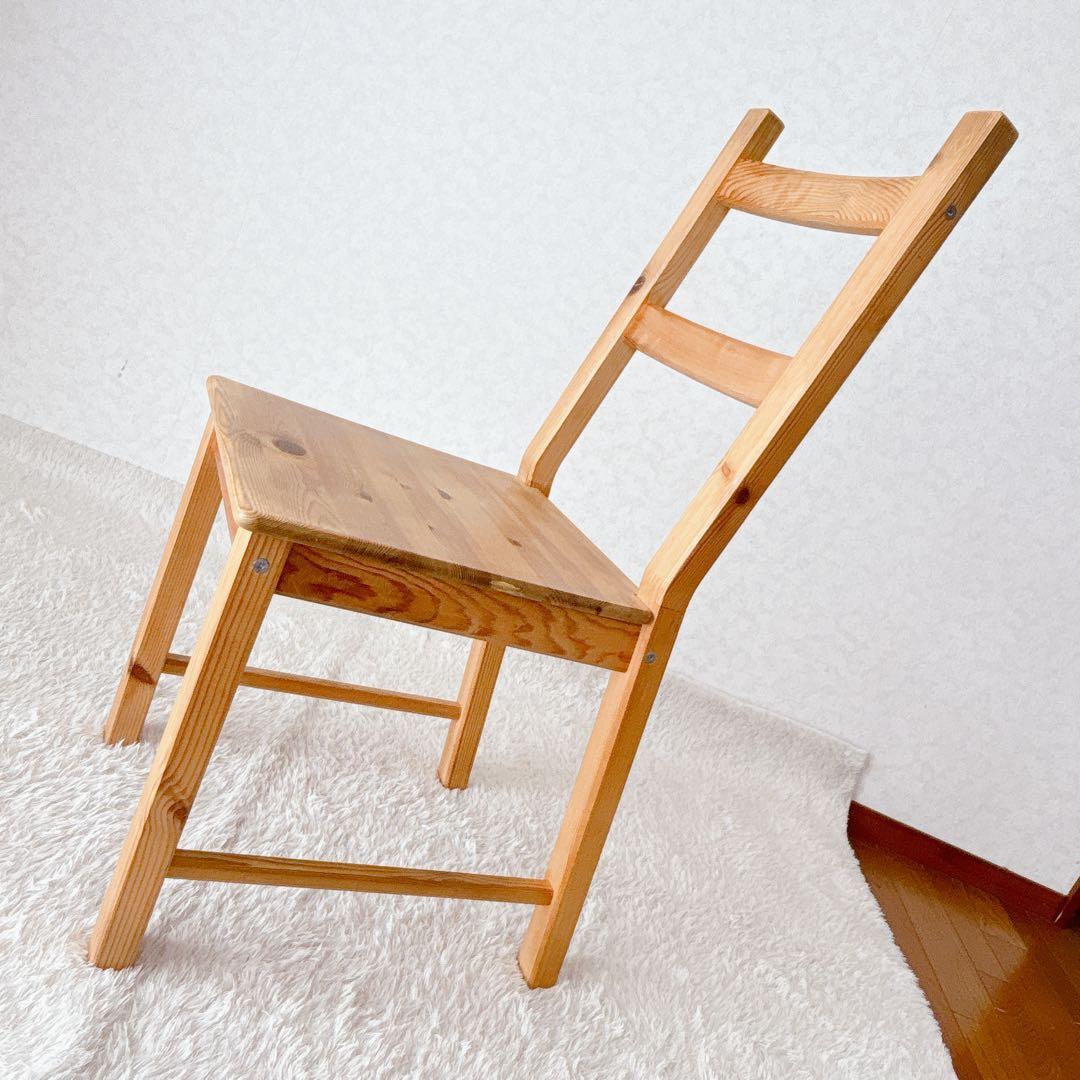 廃番 美品】IKEA IVARイーヴァル チェア 天然木 ダイニング リビング