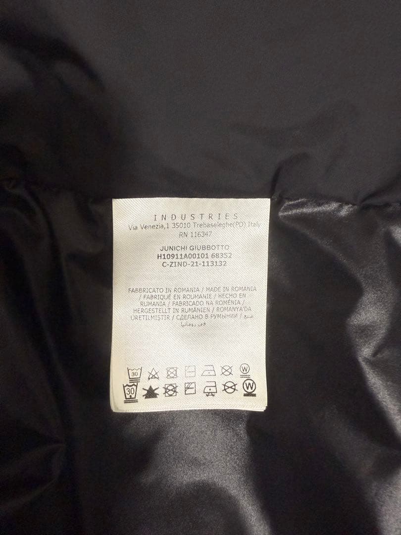 【美品】MONCLER モンクレール ロゴフード ナイロンジャケット 黒 TG3