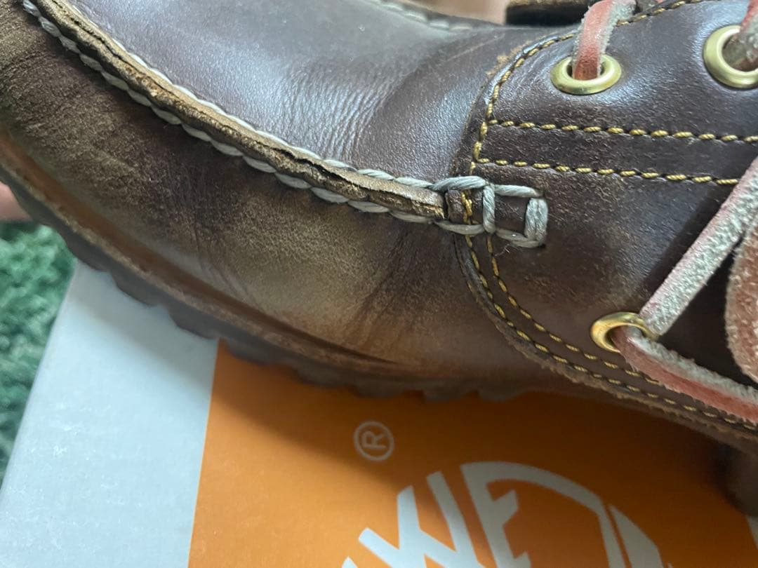 Timberland スリーアイ ブラウン デッキシューズ 箱付き