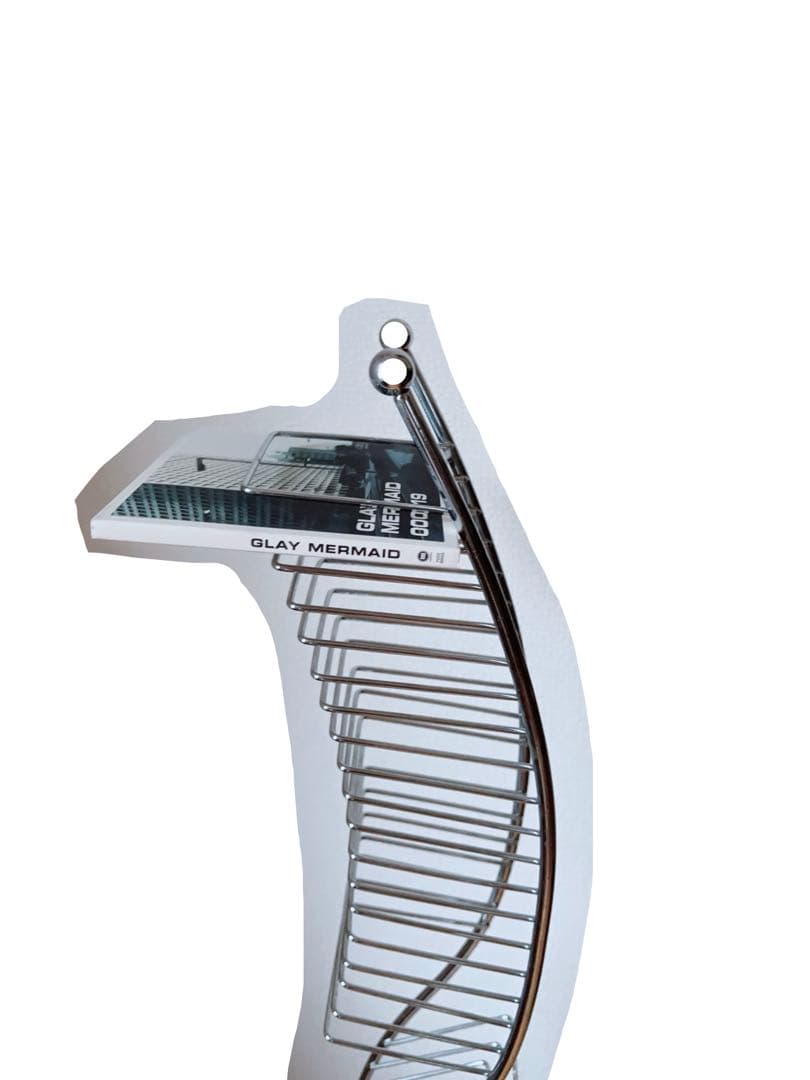 ポストモダン ウェーブデザイン CD ラックタワー オブジェ