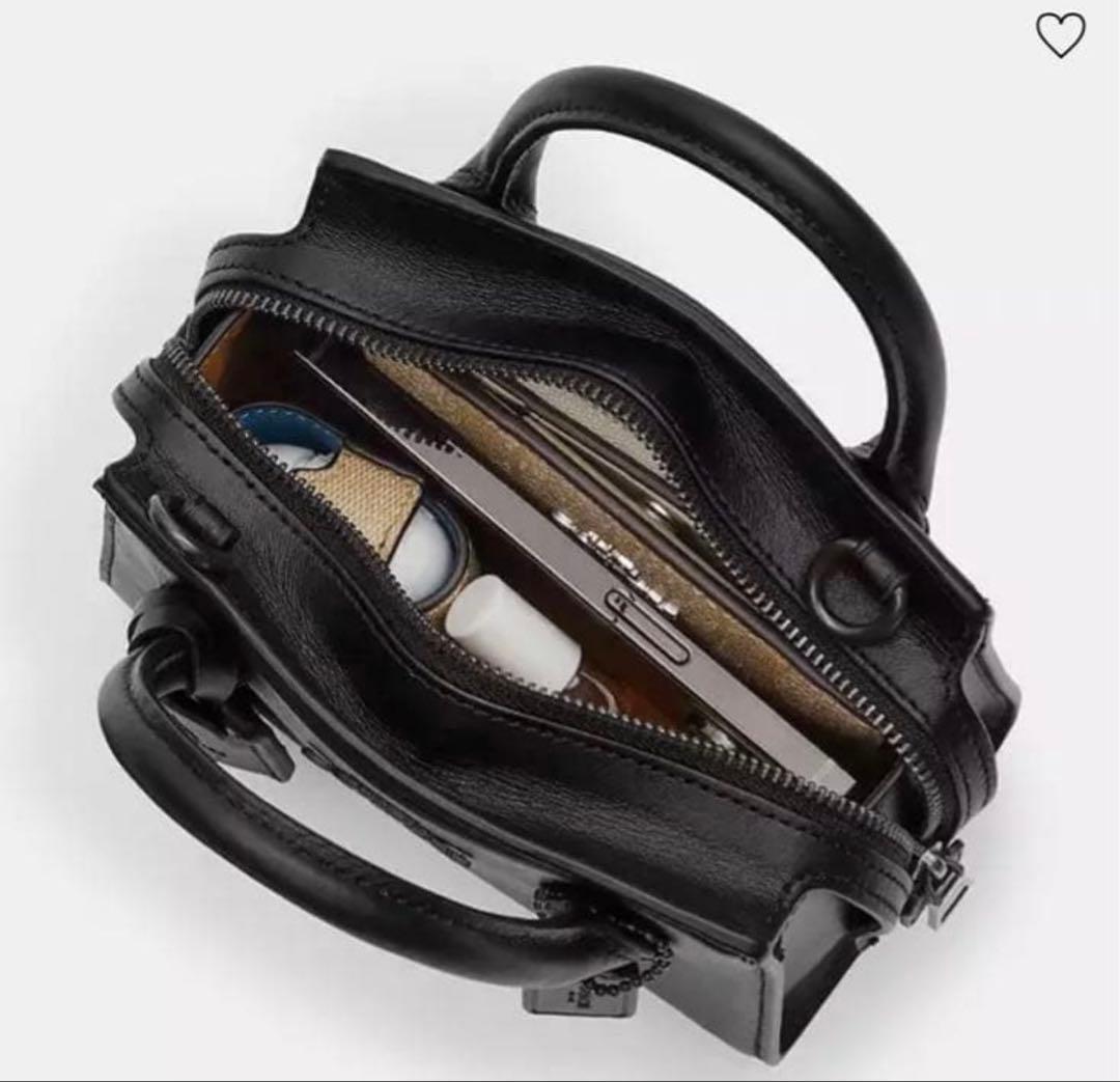 COACH アンドレア ミニ キャリーオール CO974 SV/HA ホワイト