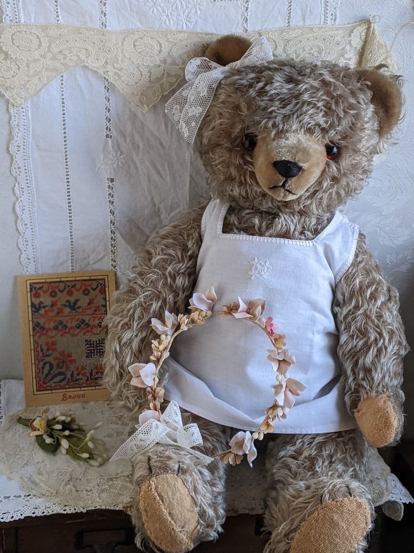 【g】アンティークベア　アンティークテディベア　大きなハーマン